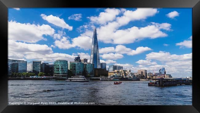 London Skyline  Framed Print by Margaret Ryan