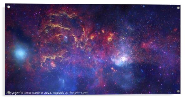 Outer Space Galaxy Stars Universe Cosmic Acrylic by Jesse Gardner