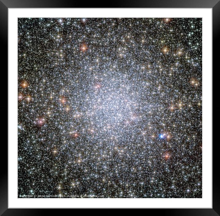 Outer Space Galaxy Stars Universe Cosmic Framed Mounted Print by Jesse Gardner