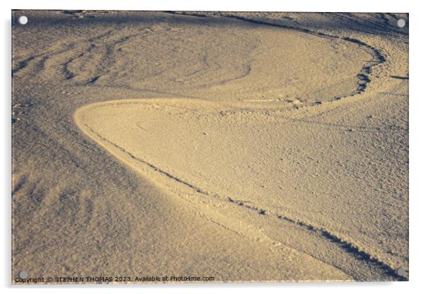 2 - Snow Pattern Acrylic by STEPHEN THOMAS
