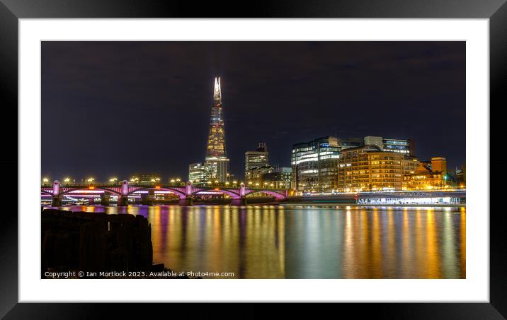 From the foreshore to the city Framed Mounted Print by Ian Mortlock