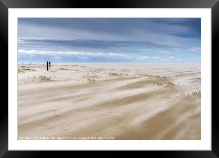 Wadden Sea Wind Framed Mounted Print by DiFigiano Photography