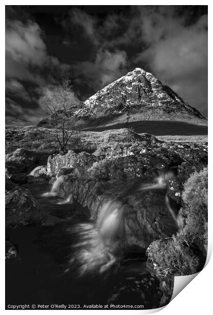 Buachaille Etive Mor, Glen Coe Print by Peter O'Reilly