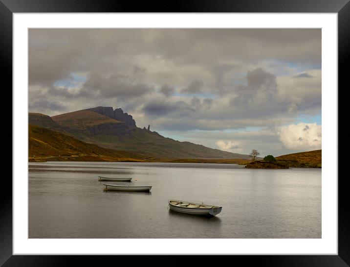 Loch Fada, Isle of Skye. Framed Mounted Print by Tommy Dickson