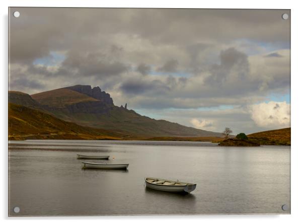 Loch Fada, Isle of Skye. Acrylic by Tommy Dickson