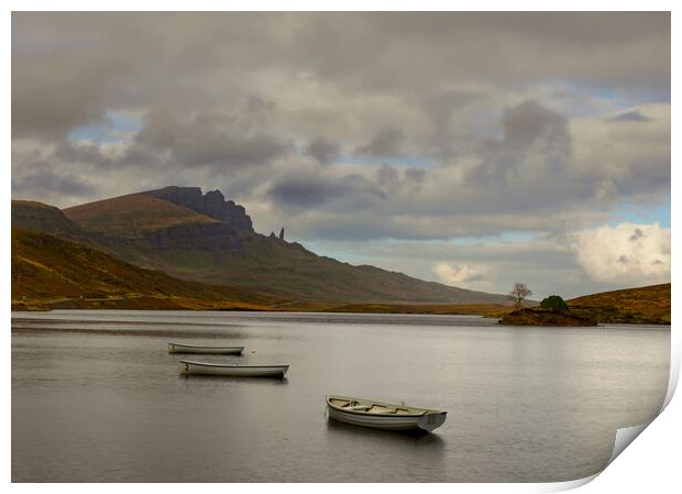 Loch Fada, Isle of Skye. Print by Tommy Dickson