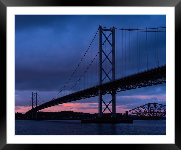 Forth Road Bridge Framed Mounted Print by Emma Dickson