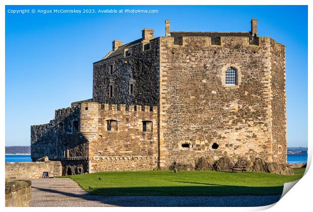Blackness Castle Scotland Print by Angus McComiskey