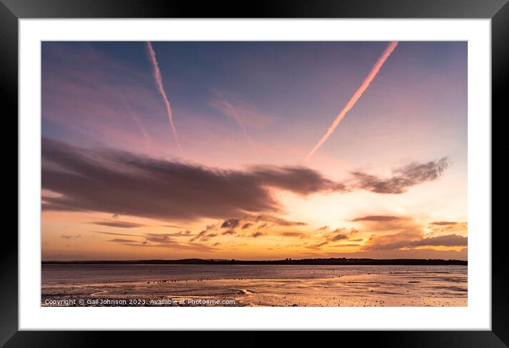 Sunrise at Penrhos Nature Park, Anglesey  Framed Mounted Print by Gail Johnson
