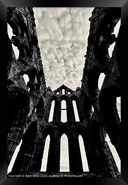 Whitby Abbey Framed Print by Mark Oliver