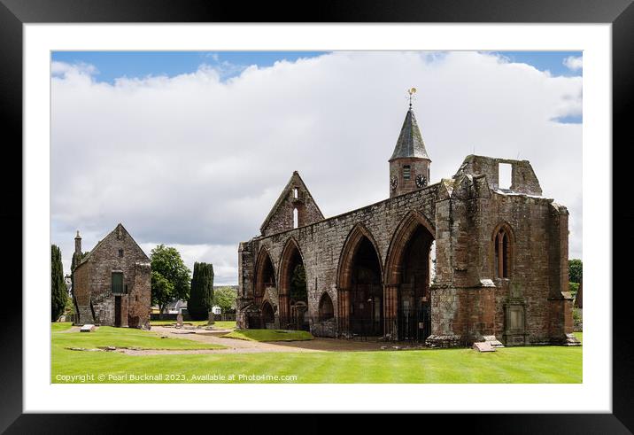 Fortrose Cathedral Scotland Framed Mounted Print by Pearl Bucknall