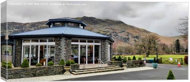 The orangery at the inn on the lake ullswater  Canvas Print by Pelin Bay