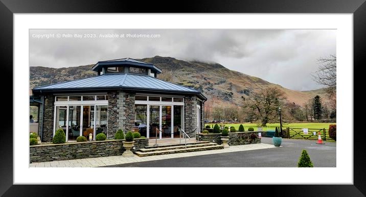 The orangery at the inn on the lake ullswater  Framed Mounted Print by Pelin Bay