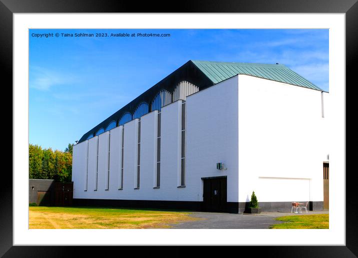 Lakeuden Risti Church by Alvar Aalto Framed Mounted Print by Taina Sohlman