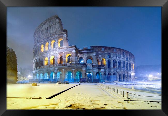 Colosseum Framed Print by Fabrizio Troiani
