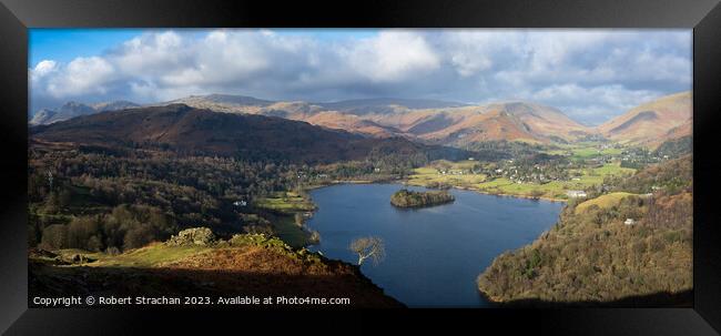Majestic Views of Grasmere Framed Print by Robert Strachan