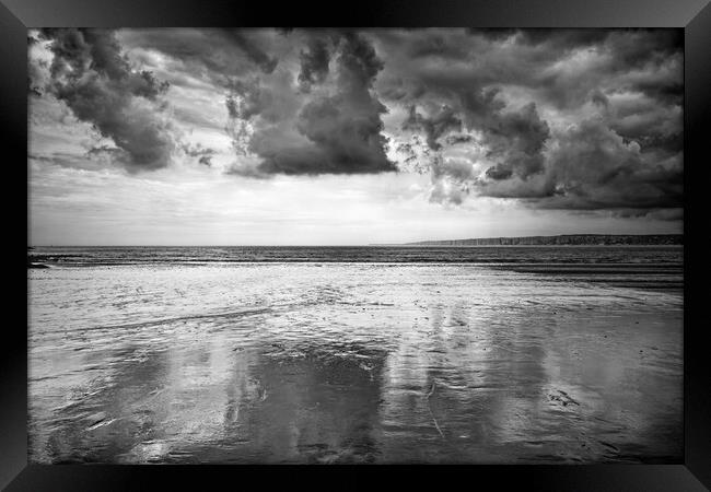 Filey Beach Framed Print by Darren Galpin