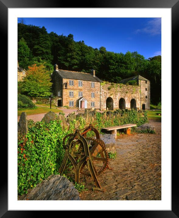 The Edgcumbe Arms, Cotehele Quay, Cornwall Framed Mounted Print by Darren Galpin