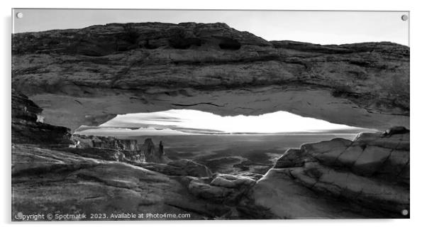 Sunrise Moab Arches Canyonlands National Park Utah USA Acrylic by Spotmatik 