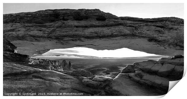 Sunrise Moab Arches Canyonlands National Park Utah USA Print by Spotmatik 