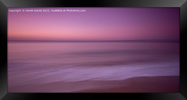 Impressionistic Sunrise Framed Print by Derek Daniel