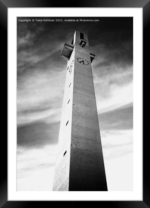 Lakeuden Risti Church Bell Tower by Alvar Aalto Mo Framed Mounted Print by Taina Sohlman