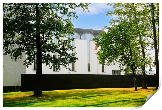 Lakeuden Risti Church by Alvar Aalto, Exterior Det Print by Taina Sohlman