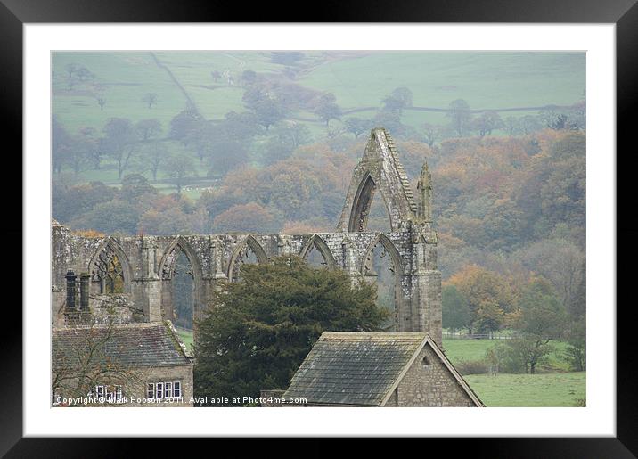 Bolton Abbey Framed Mounted Print by Mark Hobson