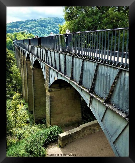 Aweinspiring Pontcysyllte Aqueduct, Llangollen Framed Print by Mark Chesters