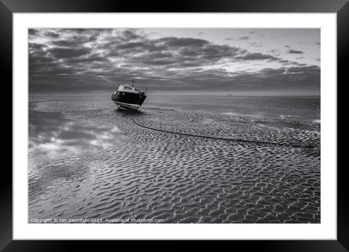 At Low Tide Framed Mounted Print by Ian Saunders