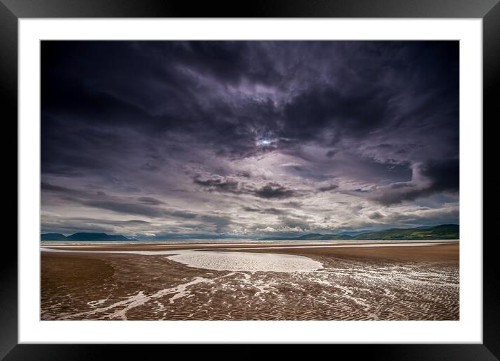 Inch Beach Framed Mounted Print by Dave Hudspeth Landscape Photography