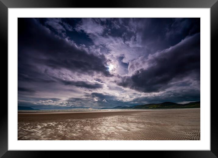 Inch Beach Ireland Framed Mounted Print by Dave Hudspeth Landscape Photography