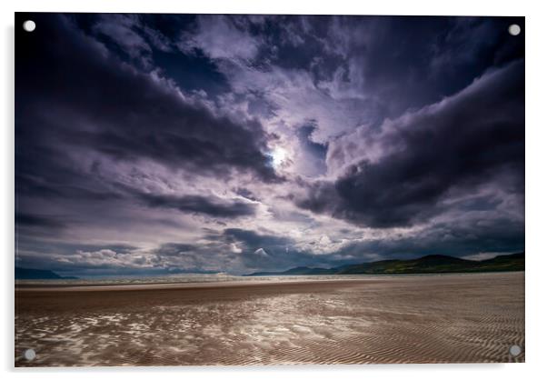 Inch Beach Ireland Acrylic by Dave Hudspeth Landscape Photography