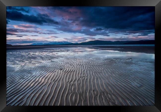 Inch beach towards Co Kerry Framed Print by Dave Hudspeth Landscape Photography