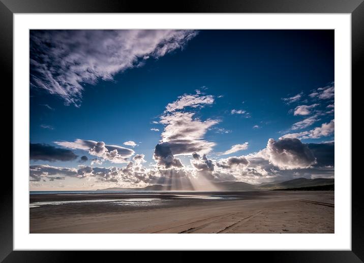 Inch Beach, Ireland Framed Mounted Print by Dave Hudspeth Landscape Photography