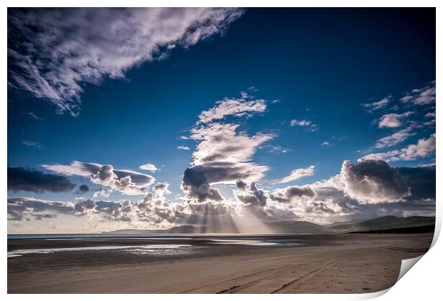Inch Beach, Ireland Print by Dave Hudspeth Landscape Photography