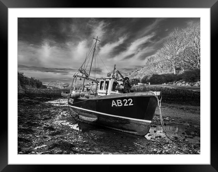 Porthclais Harbour A Serene Fishing Haven Framed Mounted Print by Colin Allen