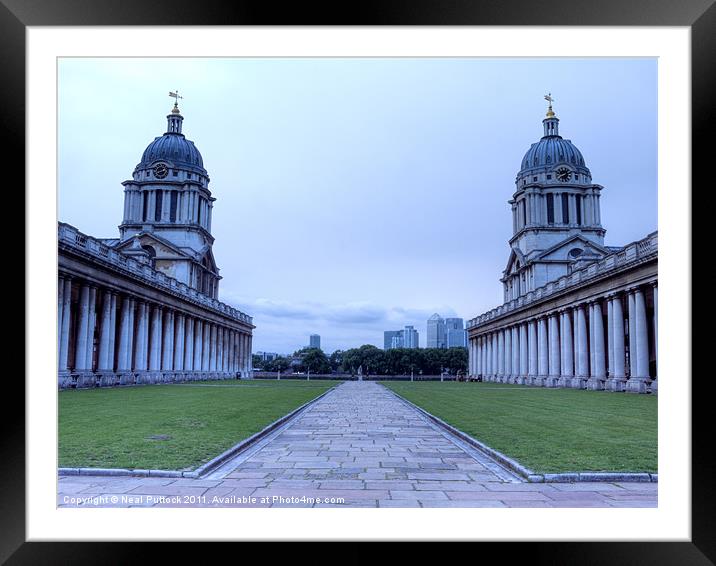 Greenwich Naval College Framed Mounted Print by Neal P
