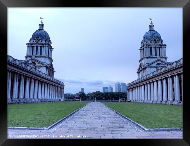 Greenwich Naval College Framed Print by Neal P