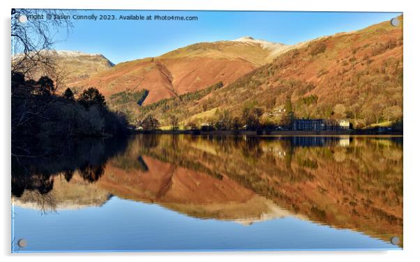 Grasmere Reflections Acrylic by Jason Connolly