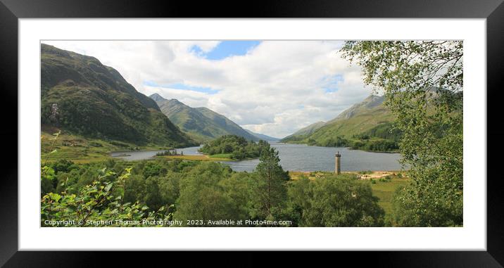 Echoes of the Jacobite Rising: Glenfinnan Chief Framed Mounted Print by Stephen Thomas Photography 