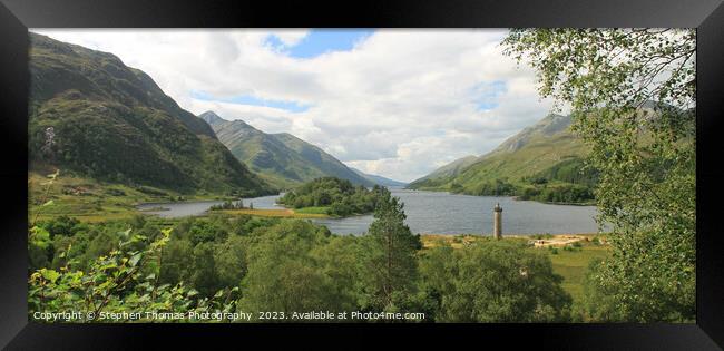Echoes of the Jacobite Rising: Glenfinnan Chief Framed Print by Stephen Thomas Photography 