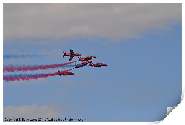 5 Reds 1 Print by Barry Lowe
