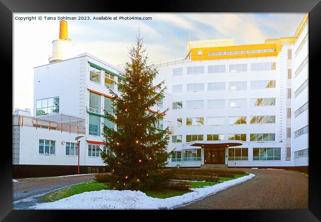 Christmas Tree at Paimio Sanatorium by Alvar Aalto Framed Print by Taina Sohlman