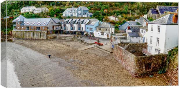 Cawsand Beach Cornwall Canvas Print by Peter F Hunt