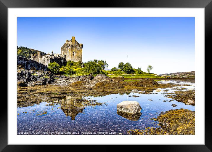 Eilean Donan Castle. Framed Mounted Print by John Godfrey Photography