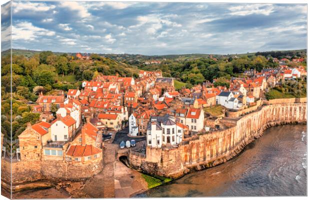 Smugglers tunnel Robin Hoods Bay Canvas Print by Tim Hill