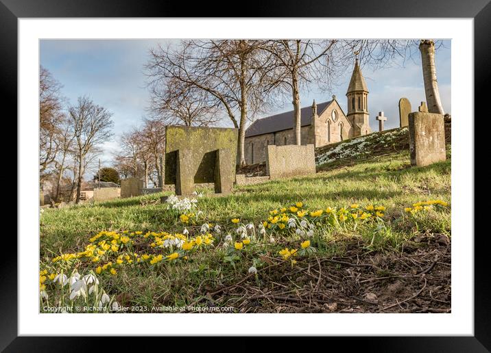 St Andrews Church, Winston, County Durham Framed Mounted Print by Richard Laidler