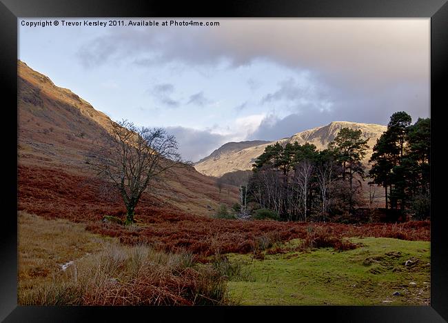 The Beauty of Wasdale Framed Print by Trevor Kersley RIP
