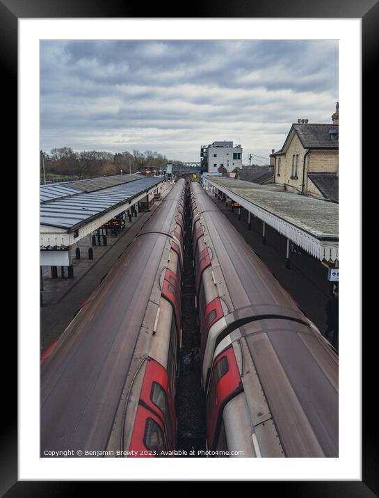 High Barnet Train Station Framed Mounted Print by Benjamin Brewty